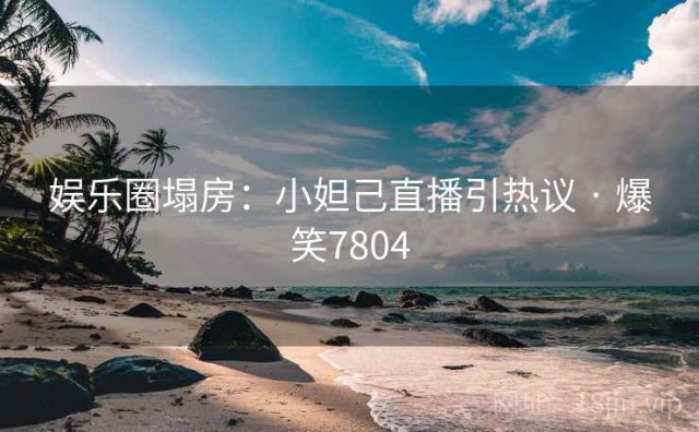 娱乐圈塌房：小妲己直播引热议 · 爆笑7804